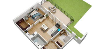 Erstbezug mit 24m² Terrasse- Helle 3-Zimmer Wohnung in Top-Lage mit U-Bahn-Anbindung