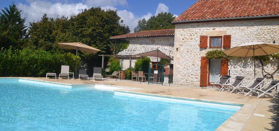 Maison Pierre T6 + Gite Pierre T6 + Piscine Dordogne