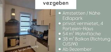 2-Zimmer Mietwohnung Nähe Edlapark großer Balkon