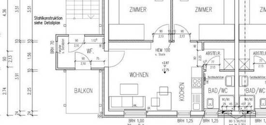 3 Zimmer Wohnung (Whg. 09), ca. 58,7 m², zu vermieten