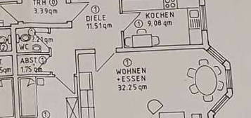 Attraktive und gepflegte 3,5-Zimmer-Wohnung mit Einbauküche in Künzelsau