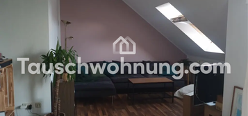 Tauschwohnung: Schöne Dachgeschosswohnung mit Terrasse