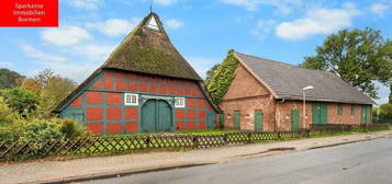 Idyllisches Grundstück mit abrissreifem Bauernhaus in gewachsener Lage von Loxstedt-Bexhövede