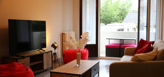 Appartement meublé  à louer, 3 pièces, 2 chambres, 51 m²