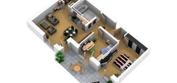 Wohn(T)raum im Grünen - 3-Raum-Wohnung mit großzügiger Terrasse