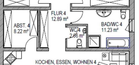 Schöne Neubauwohnung zentral in Massing