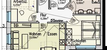 DG-Wohnung OS-Widukindland 55 m² 540 €