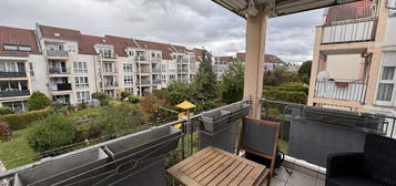 Hochwertig möblierte 3,5 Zimmerwohnung mit Balkon und TG-Stellplatzim Herzen von Kornwestheim