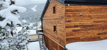 Chalet Haut de gamme 4 faces au pied des pistes de la station de ski du Cambre d’Aze / 4 chambres 12 couchages