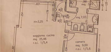 Trilocale brescia ristrutturato 100%