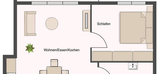 PROVISIONSFREI! 2-ZIMMER-WOHNUNG IN ALDINGEN