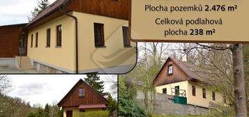 Prodej  chalupy 238 m², pozemek 2 476 m²