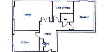 Appartement 2 pièces 50 m²