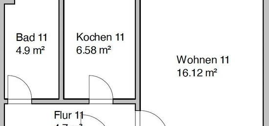 1-Zimmer Wohnung in Klietznick