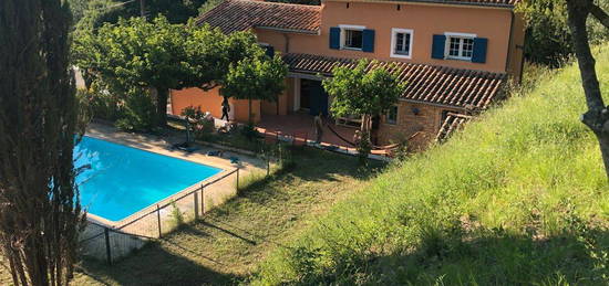 Villa avec piscine en bordure de forêt à louer