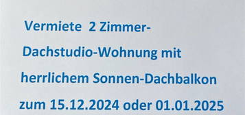 Dachstudio Wohnung mit herrlichem Sonnen Balkon