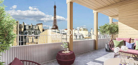 Appartement de prestige T4 88m2 Paris 16