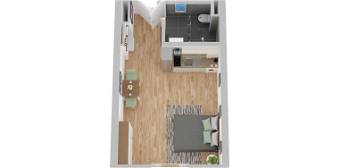 Hochwertiges Mini-Appartement in Neubaukomplex zu vermieten!