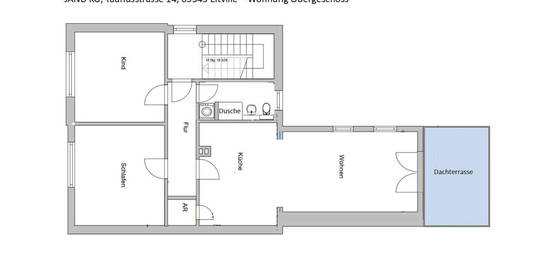 Neu sanierte Wohnung im 1. OG in Eltville - 87 m² - mit großer Wohnküche und Dachterrasse