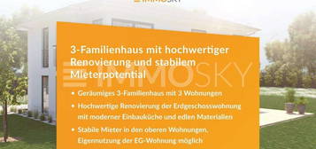 3 Familienhaus - Elegante EG Wohnung auch zur Eigennutzung