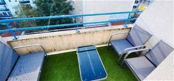 T2 meublé duplex avec terrasse Charpennes