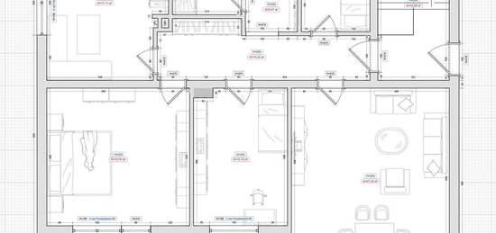 Freundliche 4-Zimmer-EG-Wohnung mit großer teilüberdachter Terrasse in Eisingen