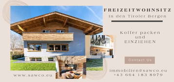 Traumhaftes Chalet mit FREIZEITWOHNSITZ in den Tiroler Bergen - perfekt saniert, 6 Zimmer, Sauna