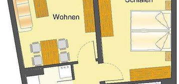 2-Zimmer Wohnung mit Balkon