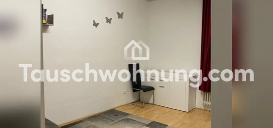 Tauschwohnung: 1 Zimmer gegen 2 Zimmer Wohnung