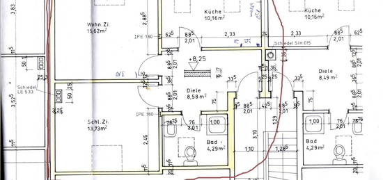 Bezahlbarer Wohnraum 2 Zi/Kü/D/B 43 qm z.1.Nov Meerbusch