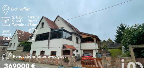 Maison 3 étages  à vendre, 6 pièces, 3 chambres, 141 m²