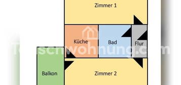 [TAUSCHWOHNUNG] 2-Zimmer-Wohnung in Pankow gegen 2,5-3 Zimmer!