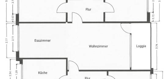 Erstbezug nach Renovierung zur ruhigen 4-Z-Wohnung mit Tiefgarage