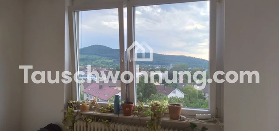 Tauschwohnung: Sonnendurchflutete 2 Zimmer Wohnung im 8. Stock mit Balkon