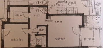 2 Zi 61qm Erdgeschoss-Wohnung mit Terrasse in Mainz-Bretzenheim