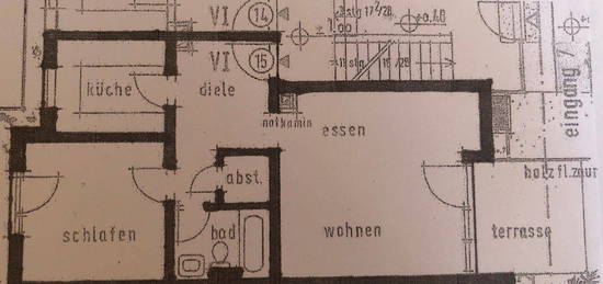 2 Zi 61qm Erdgeschoss-Wohnung mit Terrasse in Mainz-Bretzenheim