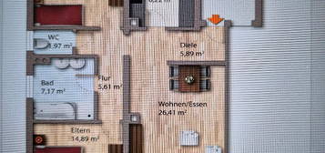 Schöne 3 Zimmer Wohnung in Eppingen zuverkaufen