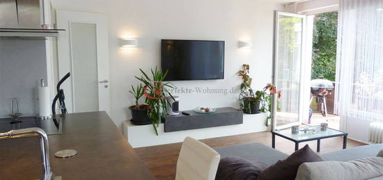 Moderne Wohnung mit Balkon, Souterrain-Zimmer & Garage