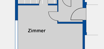 Schöne, modernisierte 1-Zimmer-Wohnung