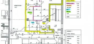 Füwa Süd, 2 Zi Whg. im 1.OG modern und mit großer Sonnenterrasse