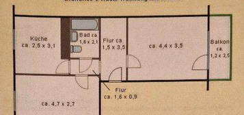 Nachmieter für 2-Raumwohnung in Leipzig ab 01/2025 gesucht