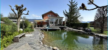Immobilien Seegerer: Exklusive Villa in Hard (A) mit privatem Naturschwimmteich