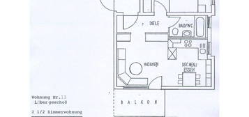 Helle 2 1/2 Zi-Wohnung Bietigheim - Lug