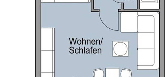 Schicke 1 Zimmerwohnung mit Balkon