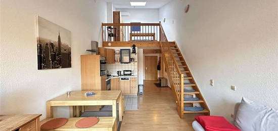 Möblierte 1,5 Zimmer Maisonette- Wohnung mit TG-Stellplatz (Mindestmietdauer 2 Jahre)