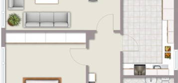 Erdgeschosswohnung „In der Müsse“ 2 Zimmer, Küche, Bad 76qm