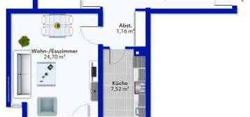 Eigentumswohnung mit Balkon und TG-Stellplatz in bevorzugter Wohnlage