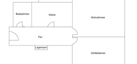 Essen: gemütliche 2-Zimmer-Wohnung mit  Küche und Balkon