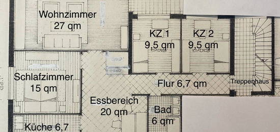 4 Zimmerwohnung in Pflochsbach 104qm