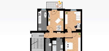 Aufegpasst! 3-Raumwohnung im Zentrum von Chemnitz - WE20